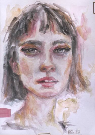 Print of Fine Art Portrait Paintings by Katarzyna Chlipalska
