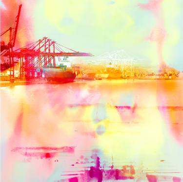Original Expressionism Seascape Photography by Iskra Johnson