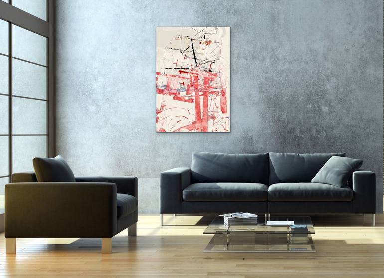 Original Expressionism Abstract Printmaking by Iskra Johnson