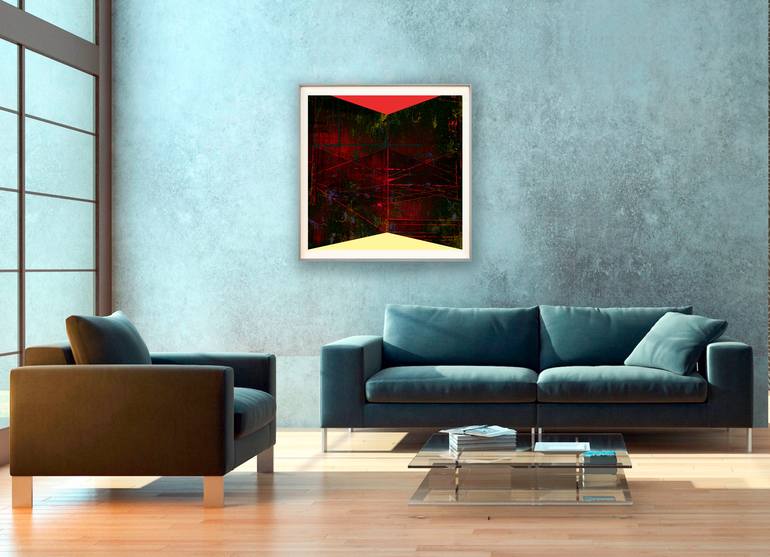 Original Minimalism Abstract Mixed Media by Iskra Johnson