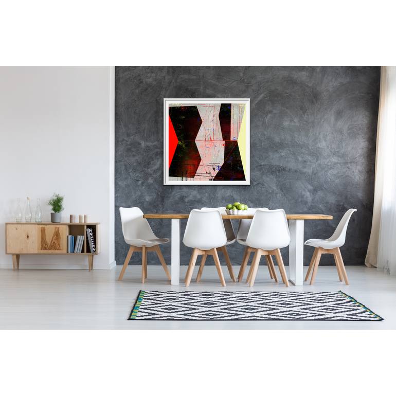 Original Minimalism Abstract Mixed Media by Iskra Johnson