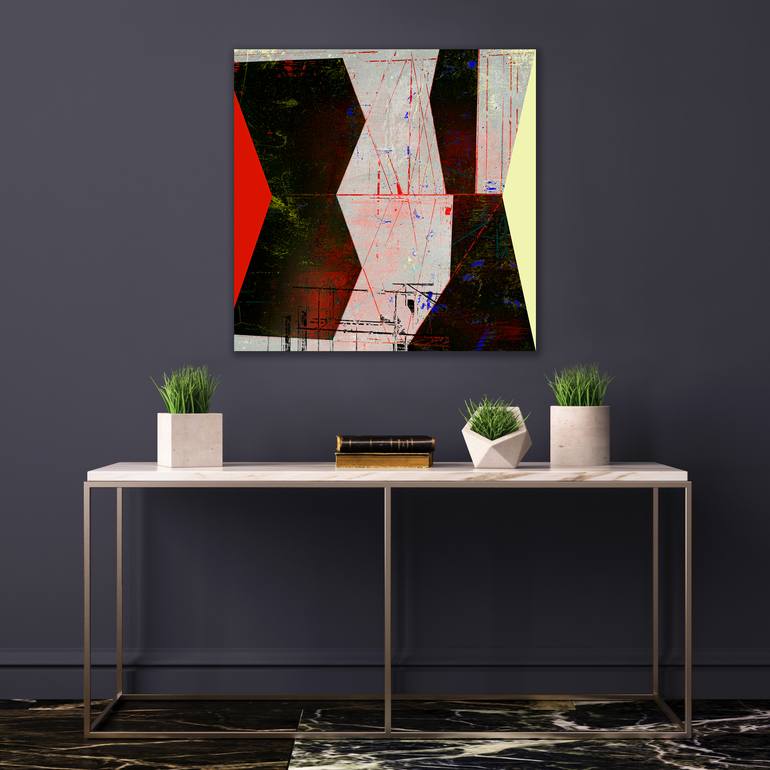 Original Minimalism Abstract Mixed Media by Iskra Johnson