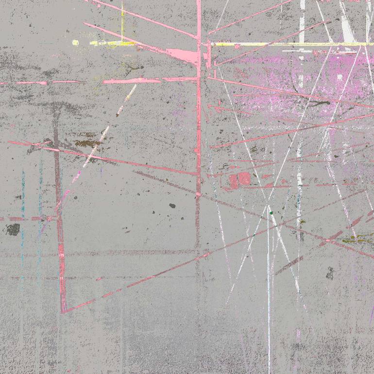 Original Minimalism Abstract Mixed Media by Iskra Johnson