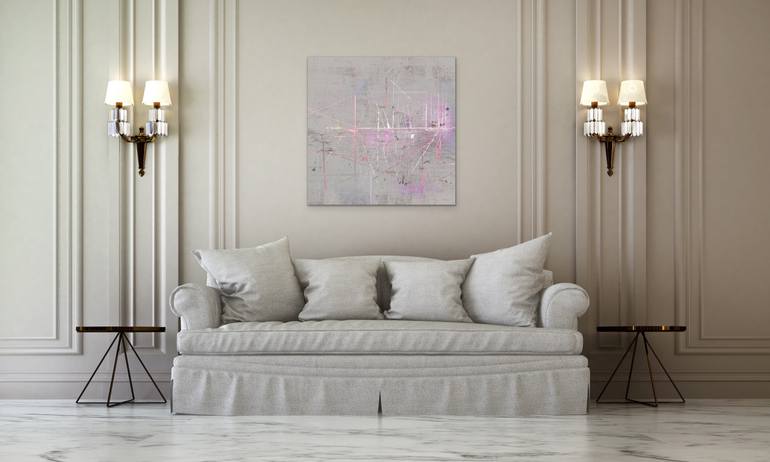 Original Minimalism Abstract Mixed Media by Iskra Johnson