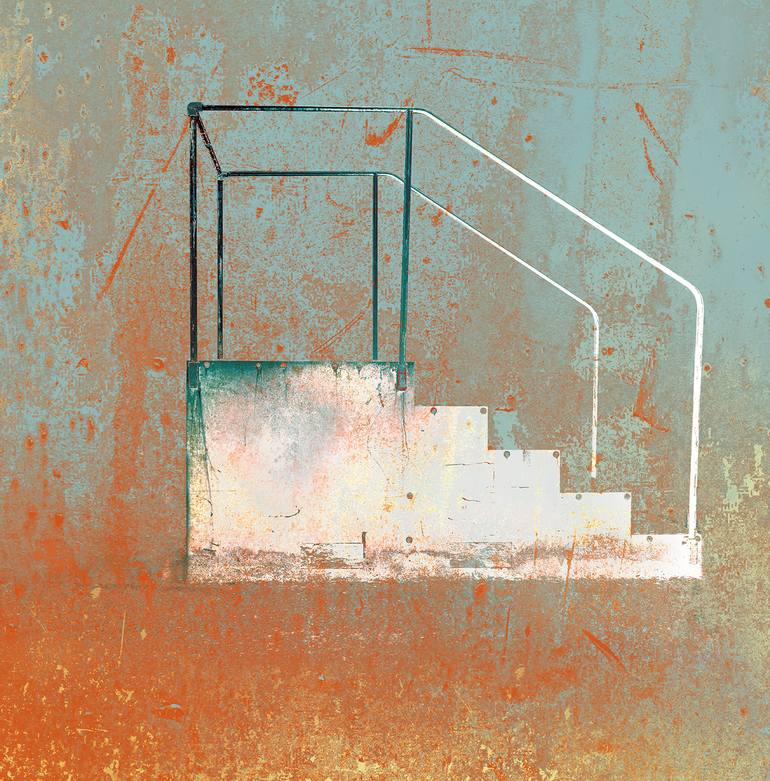 Original Conceptual Architecture Mixed Media by Iskra Johnson