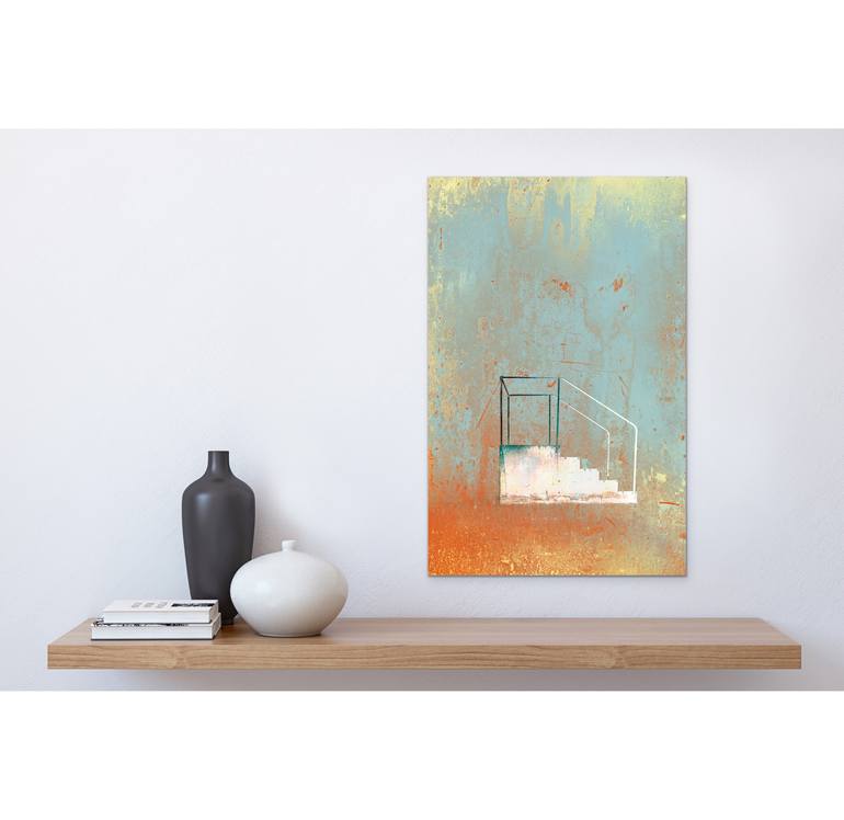 Original Conceptual Architecture Mixed Media by Iskra Johnson