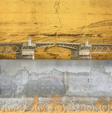 Original Architecture Mixed Media by Iskra Johnson