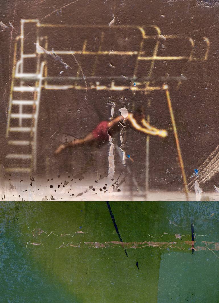 Original Figurative Sports Mixed Media by Iskra Johnson