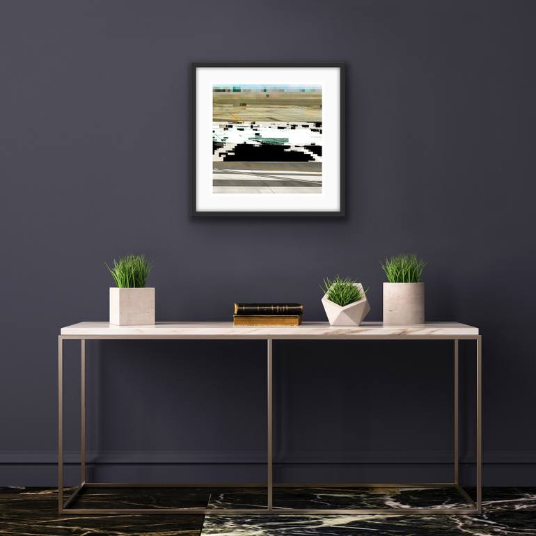 Original Abstract Landscape Mixed Media by Iskra Johnson