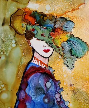 Original Women Paintings by rachela fogelfeld