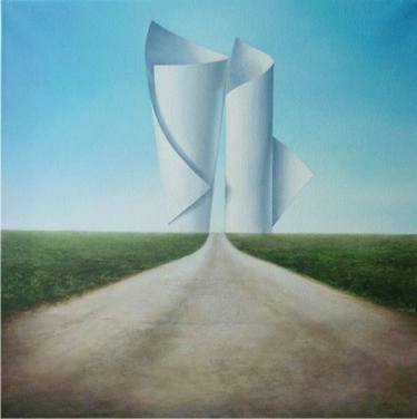Original Realism Architecture Painting by Isabel Garriga