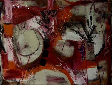 Original Abstract Mixed Media by Mardi de Veuve Alexis