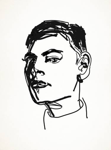 Print of Portrait Drawings by Sanda Anderlon