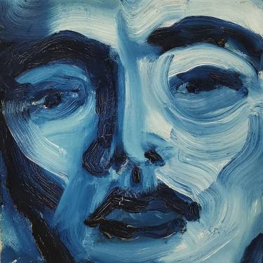 Original Expressionism Portrait Paintings by Sanda Anderlon