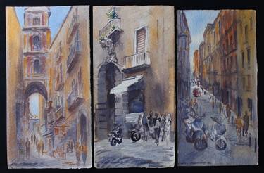 Naples Triptych (37x20cm)x3 thumb