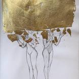 Cosmic golden girls by Nino Bosikashvili