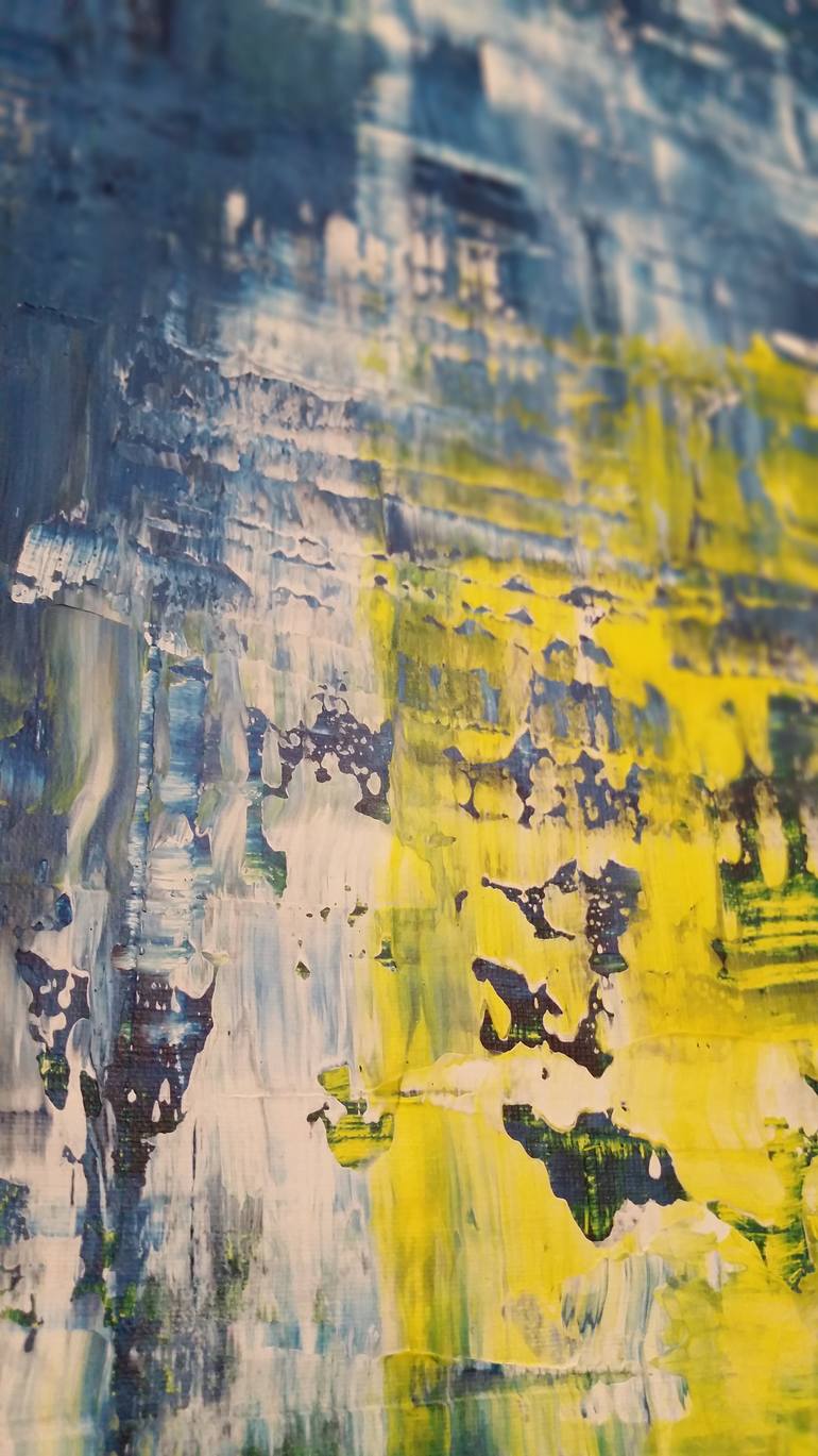 Original Abstract Expressionism Abstract Painting by Maria Sen