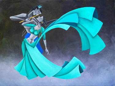 Original Abstract Music Painting by Ria Sharma