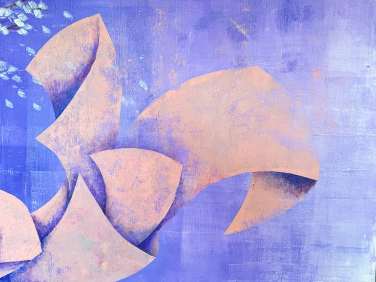 Original Abstract Performing Arts Painting by Ria Sharma