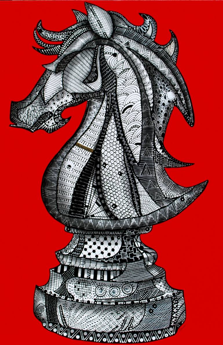 chess piece art