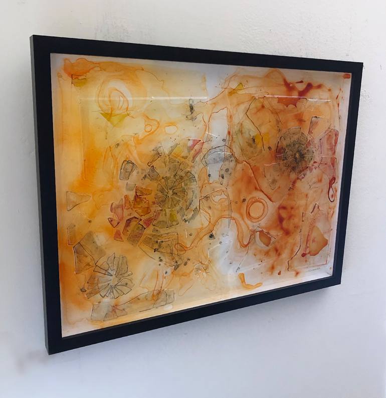 Original Abstract Expressionism Abstract Painting by Daniel Lai