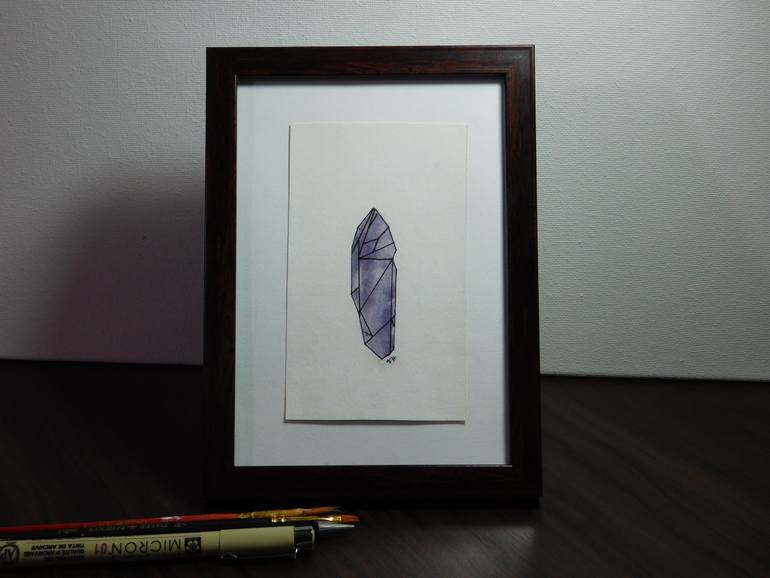 Original Minimalism Geometric Painting by Tiffany Hutchinson