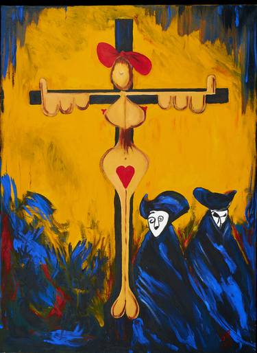 Original Expressionism Religion Paintings by Tony Nilsson