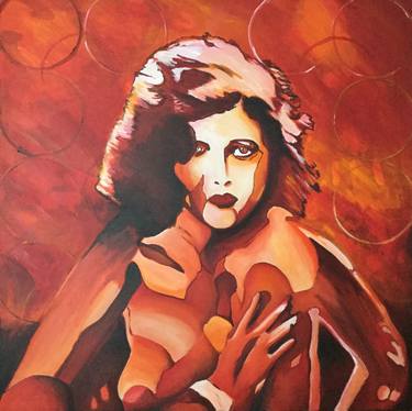 Original Expressionism Women Paintings by Tony Nilsson
