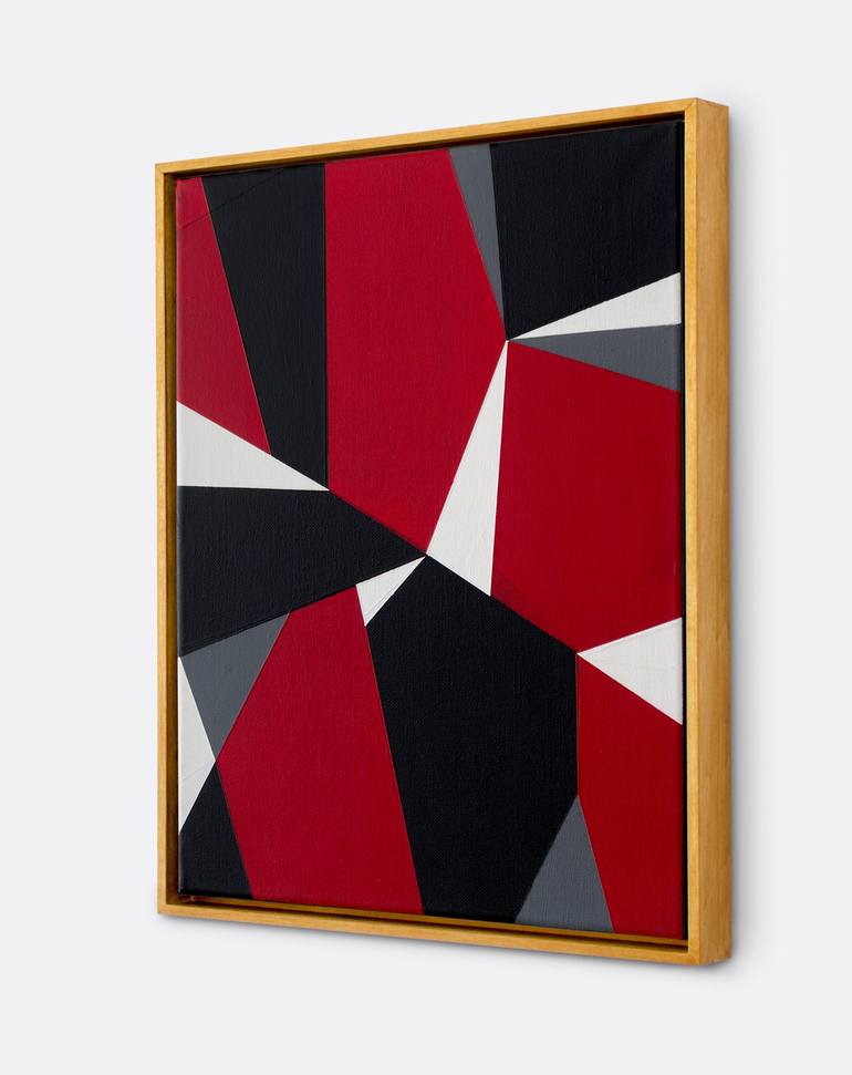 Original Geometric Painting by Mathias Strecker