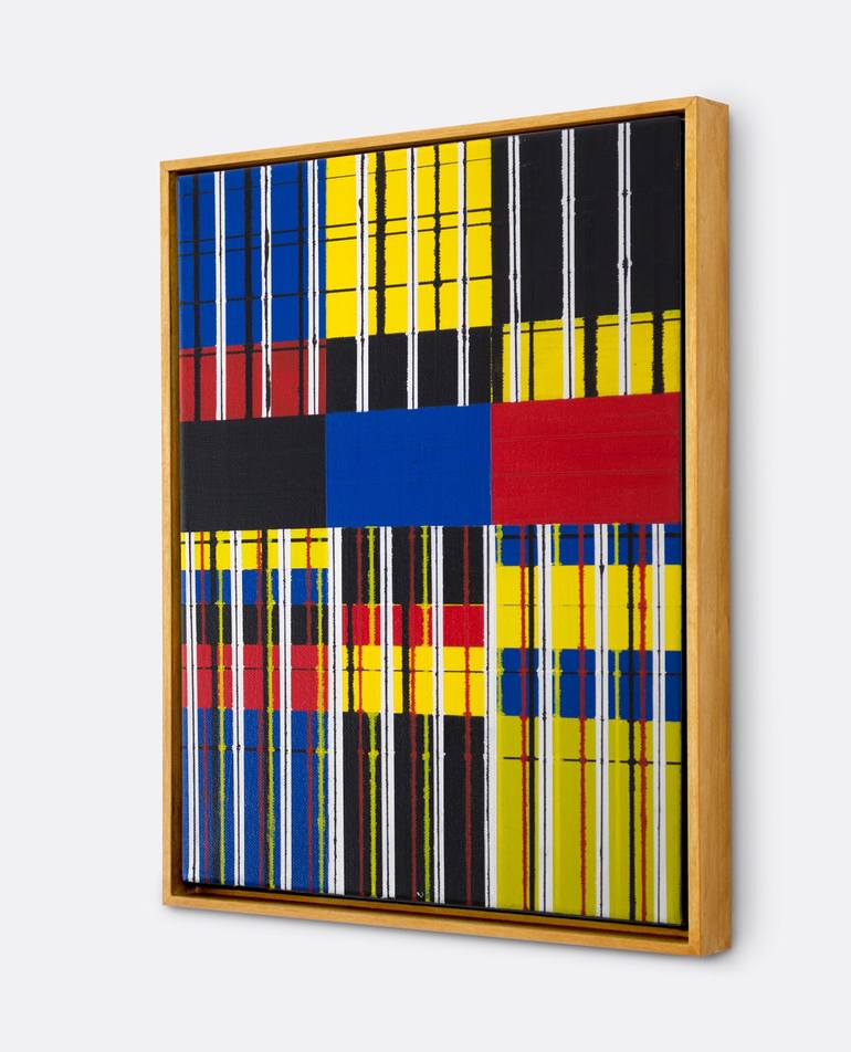 Original Geometric Painting by Mathias Strecker