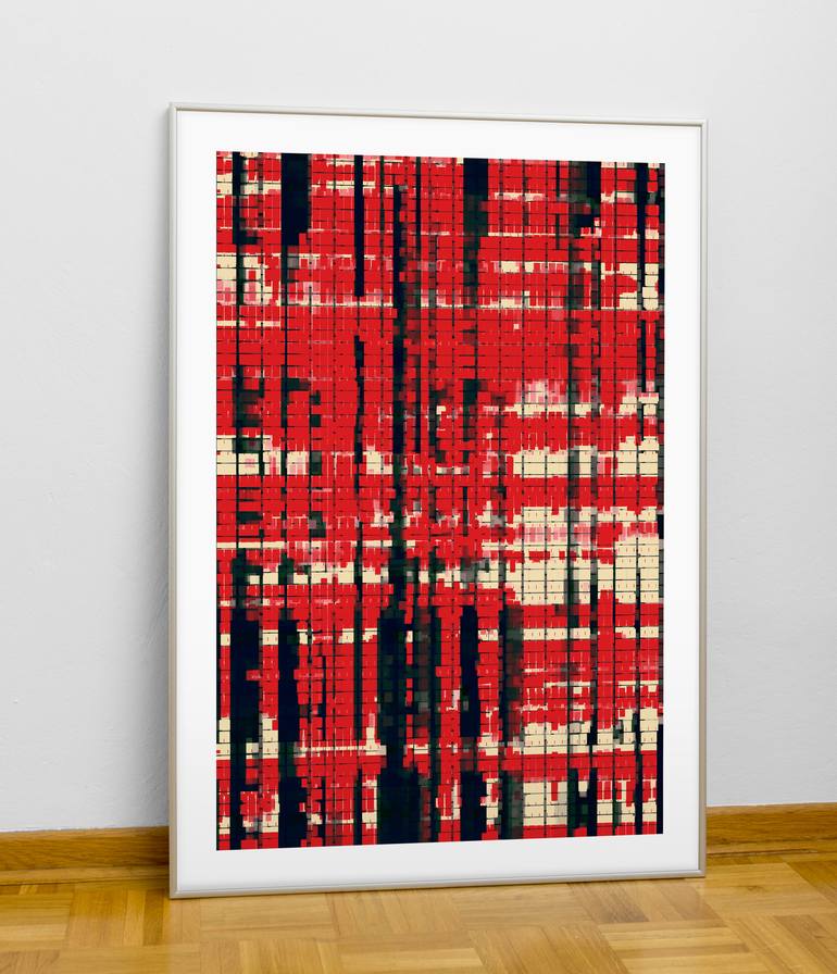 Original Minimalism Abstract Printmaking by Mathias Strecker