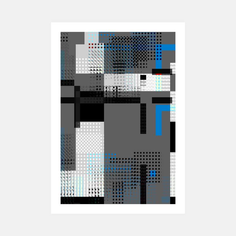 Original Minimalism Geometric Printmaking by Mathias Strecker