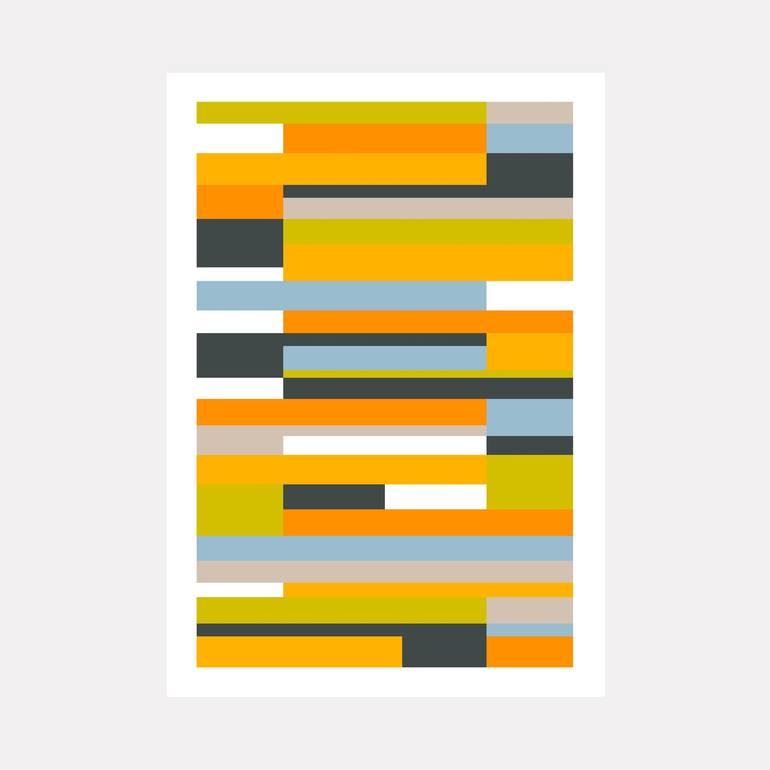 Original Minimalism Abstract Printmaking by Mathias Strecker