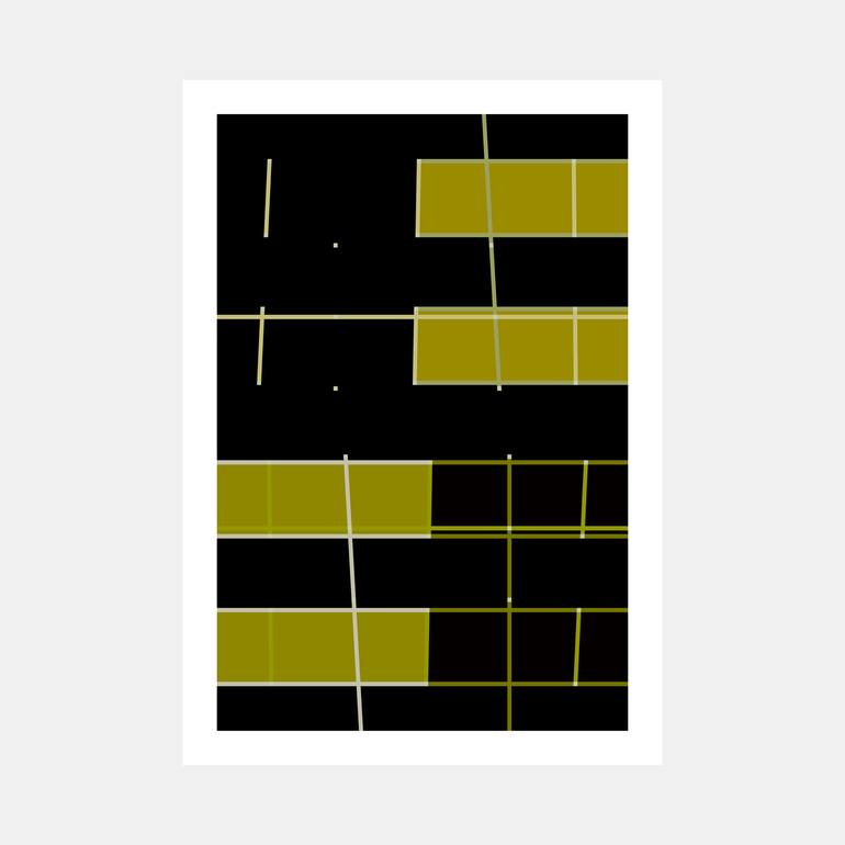 Original Minimalism Geometric Printmaking by Mathias Strecker