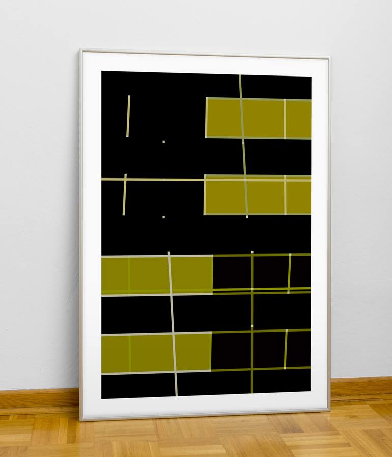 Original Minimalism Geometric Printmaking by Mathias Strecker