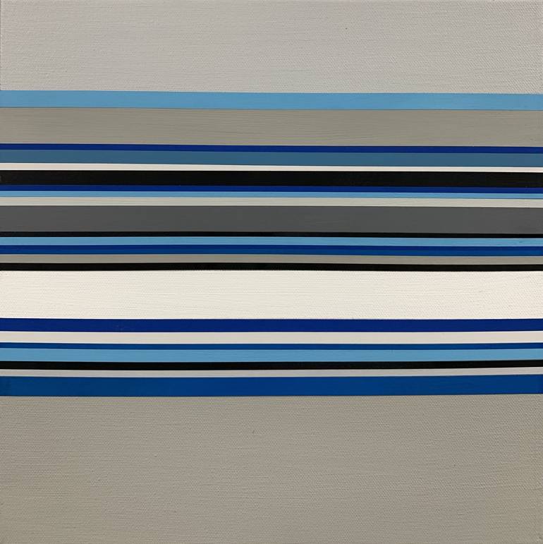 Original lines Geometric Painting by Kurt Giehl