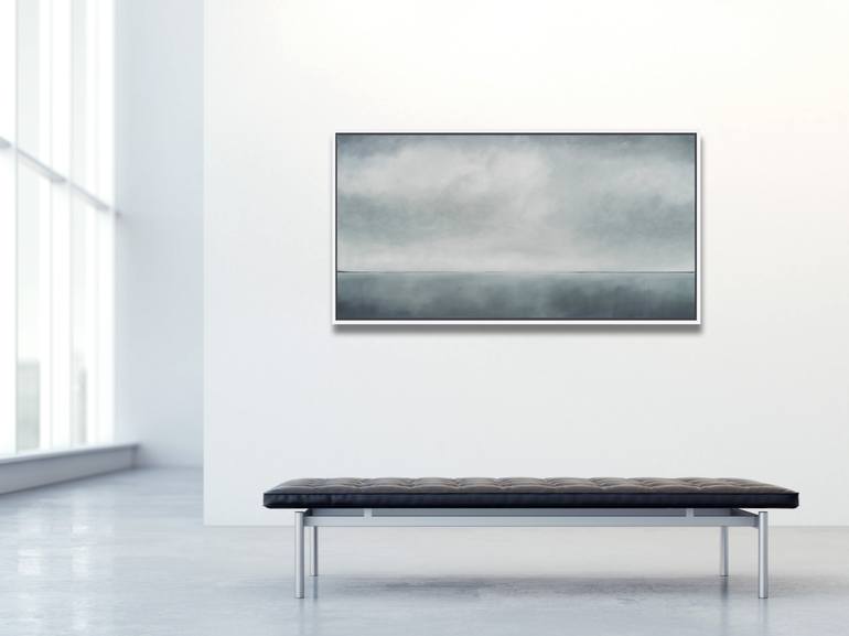 Original Abstract Seascape Painting by Kurt Giehl