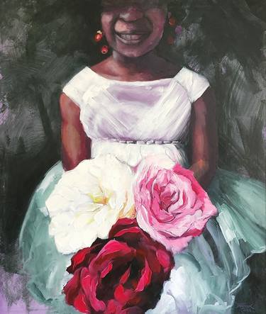 Original Impressionism Children Paintings by Dotun Makun