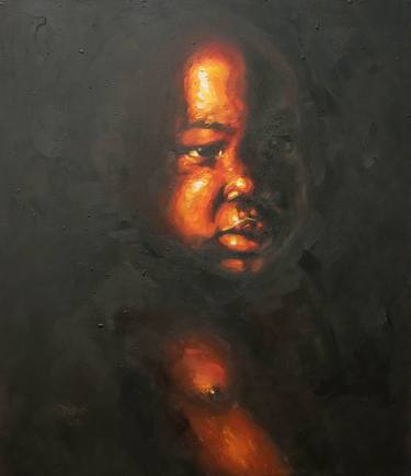 Print of Expressionism Portrait Paintings by Dotun Makun