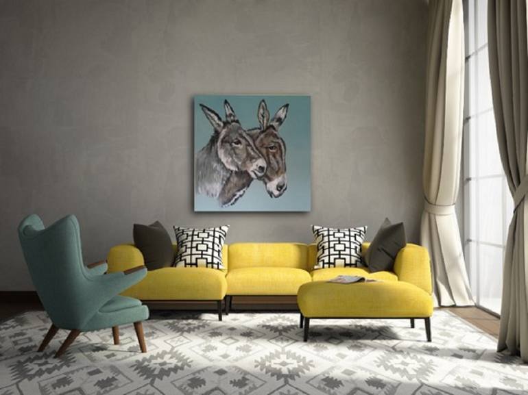 Original Figurative Animal Painting by Eunice Friend