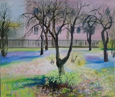 Print of Impressionism Garden Paintings by Kaie Shestakova-Karu