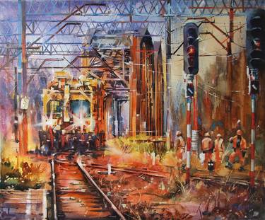 Print of Transportation Paintings by Pawel Gladkow