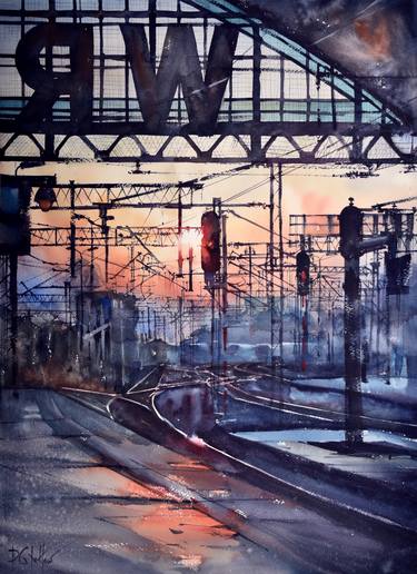Print of Fine Art Transportation Paintings by Pawel Gladkow