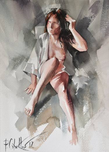 Print of Figurative Women Paintings by Pawel Gladkow