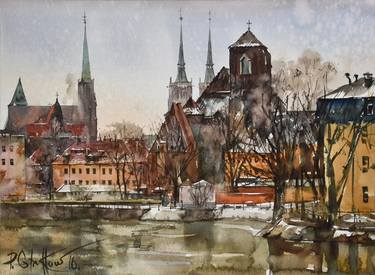 Original Cities Paintings by Pawel Gladkow