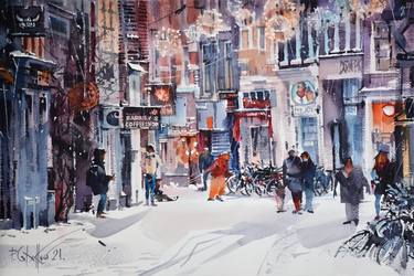 Original Fine Art Cities Paintings by Pawel Gladkow