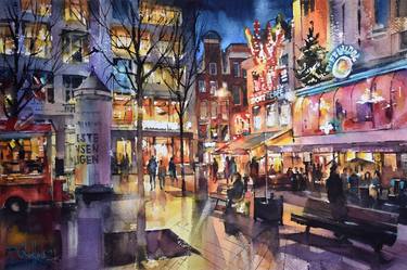 Original Fine Art Cities Paintings by Pawel Gladkow