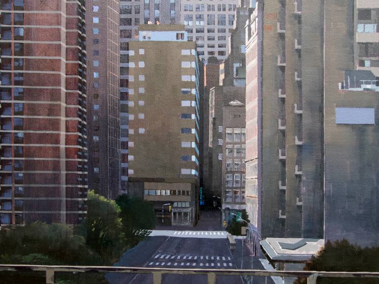 Original Realism Cities Painting by Abel Szabo
