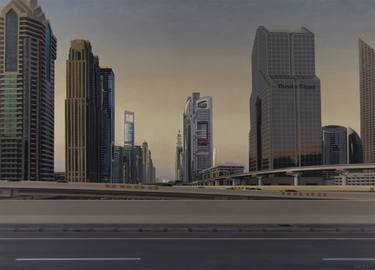 Original Realism Cities Paintings by Abel Szabo