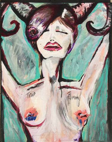 Original Impressionism Erotic Paintings by Teresa Devine